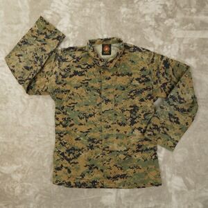 MARPAT US Navy Military Jacket Men's Medium-Reg Digital Green Camouflage Ripstop